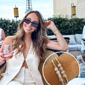 The Gemma - Luxe Clear Letter Bracelet (3mm)