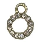 Gold Colour Sparkle Circle +&pound;1.00