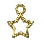 Gold Colour Outlined Star +&pound;0.70