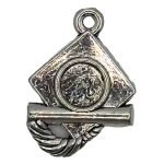 Silver Colour Graduation Cap +&pound;0.70