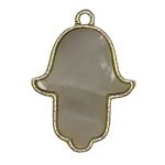 Pearl Gold Hamsa +&pound;1.00