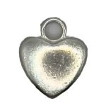 Silver Colour Heart +&pound;0.70