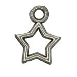 Silver Colour Star Outline +&pound;0.70