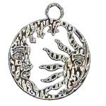 Silver Colour Sun/Moon +&pound;0.70